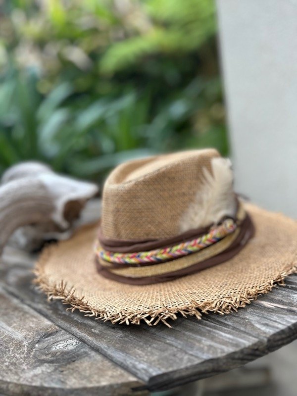 Producto - Sombrero Panamá desflecado tostado