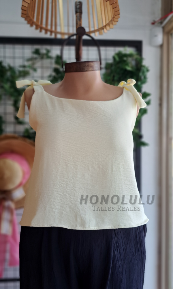 Producto - Musculosa Vida Amarillo