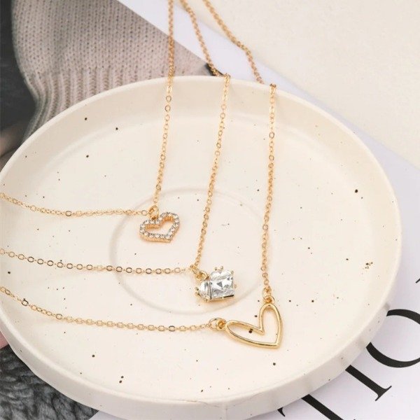 Producto - Collar triple diamantes