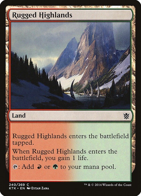 Producto - Rugged Highlands  Khans of Tarkir