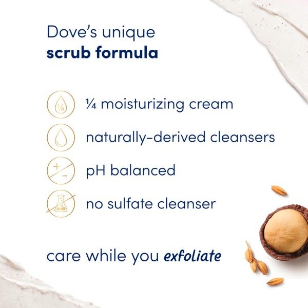Producto - Dove Scrub Macadamia Rice Milk Body Scrub 425g - 2