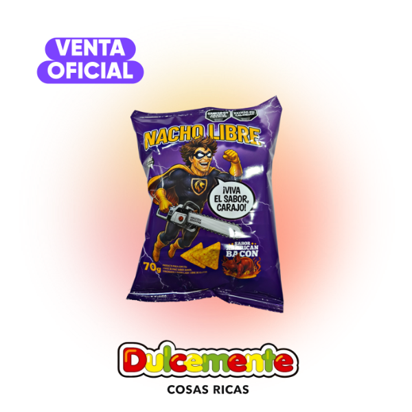 Producto - NACHO LIBRE - Nachos sabor american bacon POR UNIDAD