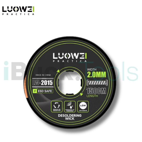 Producto - Malla Desoldante LuoWei LW-2015 2.0mm x 1,5Mts