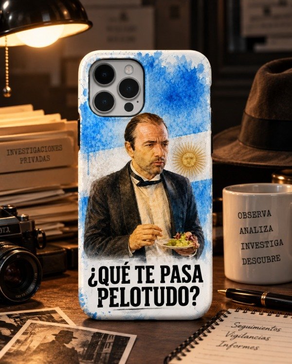 Producto - Funda Los Simuladores // Qué te pasa pelotudo