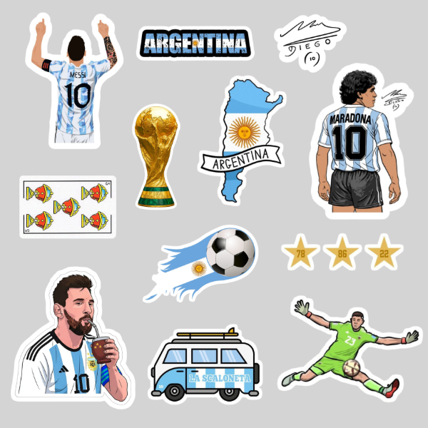 Producto - PLANCHA DE STICKER ARGENTINA