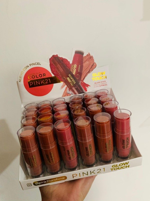 Producto - Rubor glow touch pink 21 con brocha