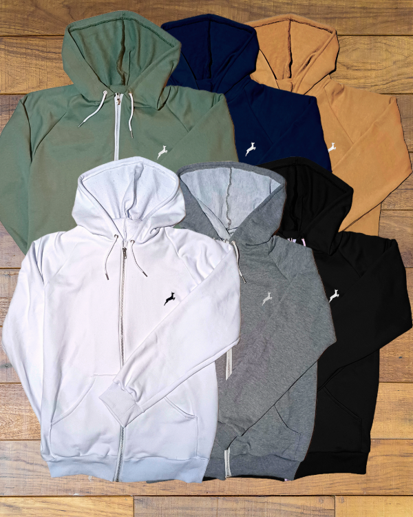 Producto - Pack x3 Campera Lisa Algodón Media Estación