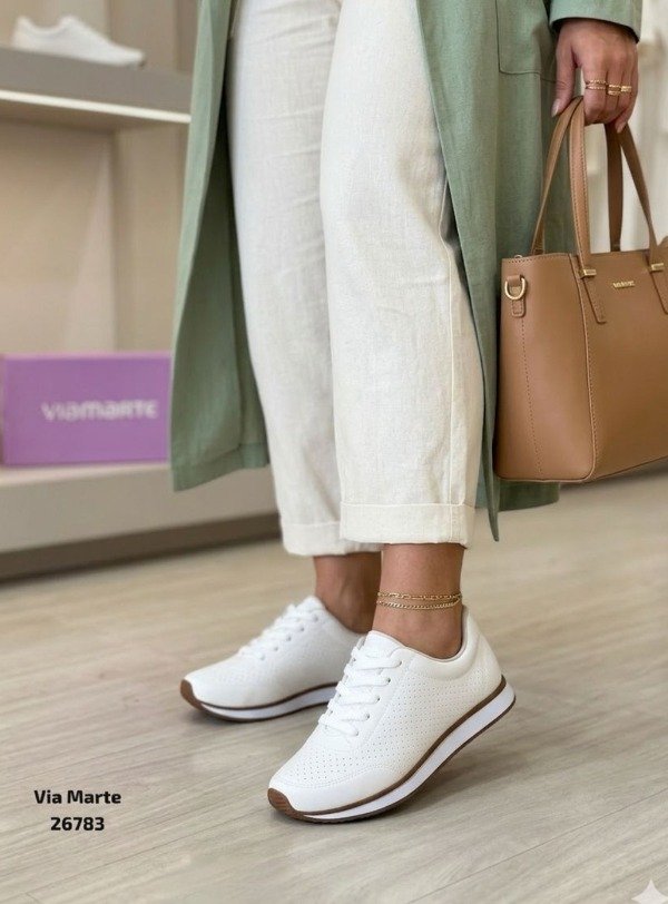 Producto - Zapatillas Via Uno Blanca
