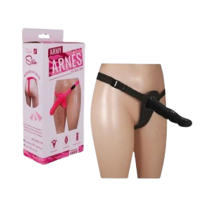 Producto - Arnés Monchi Consolador Negro Mide 4x16 cm Cod A24-17
