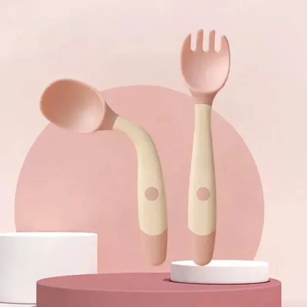 Producto - cubiertos silicona bebe