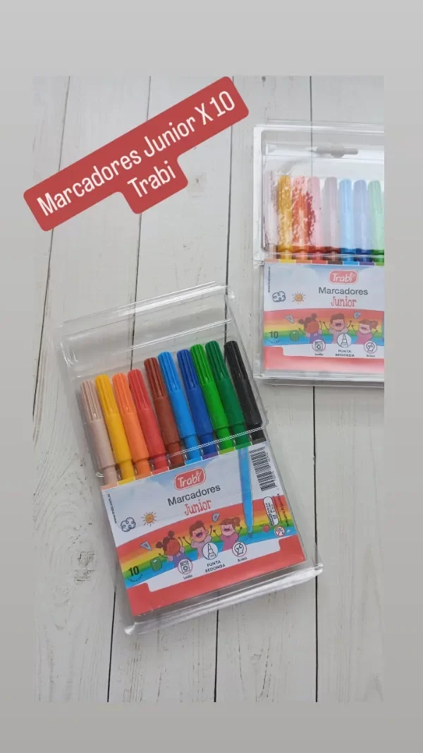 Producto - MARCADORES JUNIOR X 10