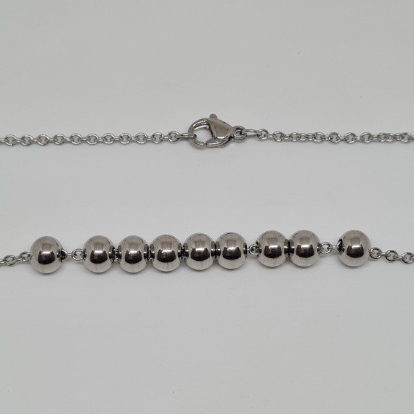 Producto - Collar con bolitas x45 ACERO