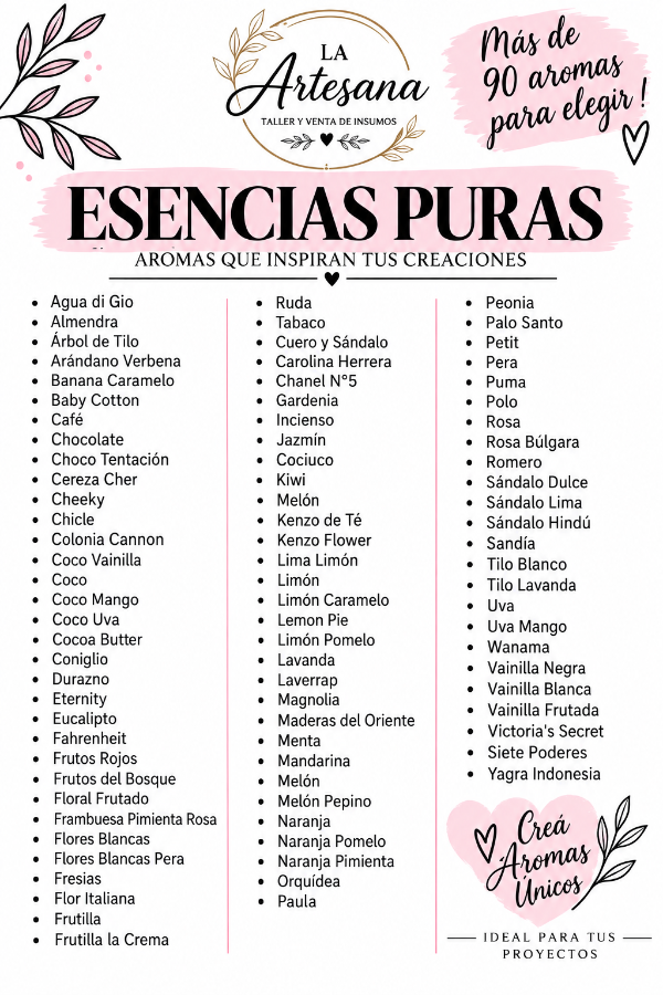 Producto - PROMO ESENCIAS X 5 DE 50 CC - 1