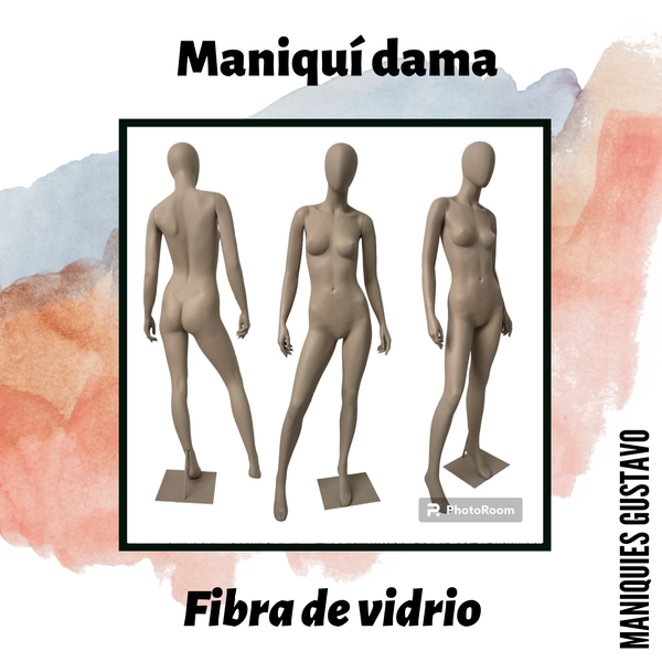 Producto - Maniquí Dama Fibra de vidrio Modelo Michu