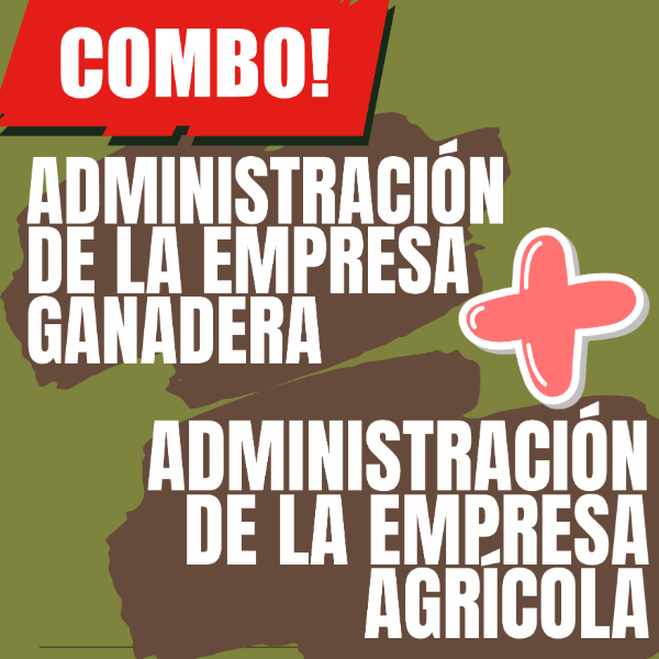 Producto - COMBO 2 CURSOS:     Gestión Ganadera  +  Gestión Agrícola - 0