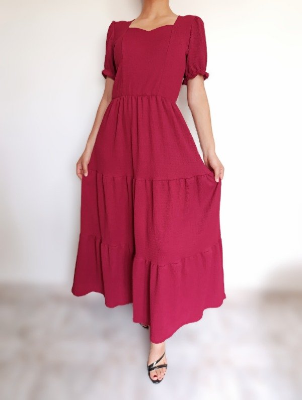 Producto - Vestido Agnes (bordo)