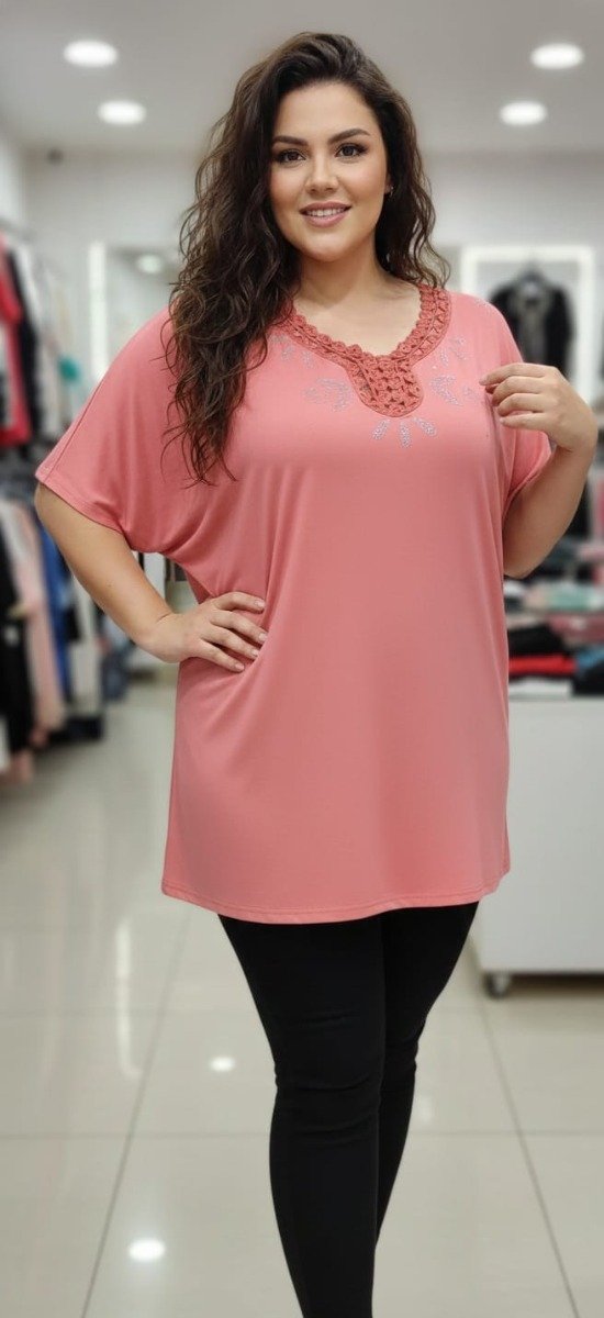 Producto - Remera brillo bordado