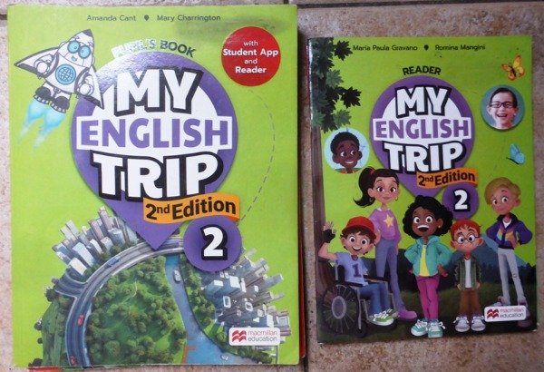 Producto - MY ENGLISH TRIP 2 - PUPIL'S BOOK +  READER - MACMILLIAN  2023  CON INSCRIPCIONES
