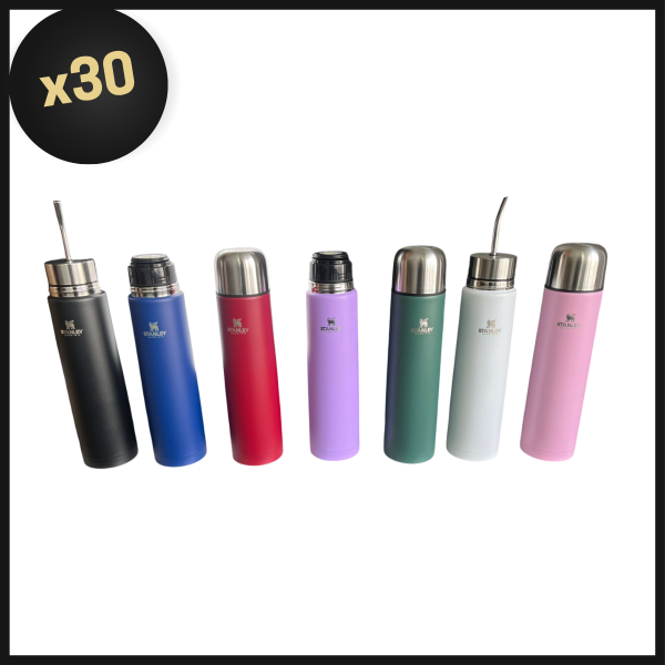 Producto - PROMO BULTO TERMO BALA Y AUTOCEBANTE DUO 1L CON LOGO