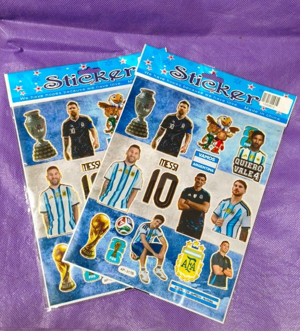 Producto - PLANCHA GRANDE DE STIKERS ARGENTINA