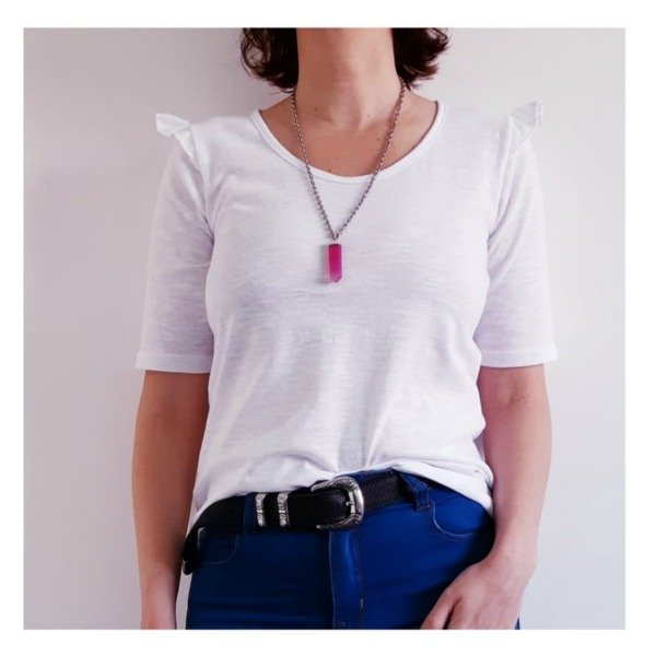 Producto - REMERA CON VOLADO EN BRODERIE
