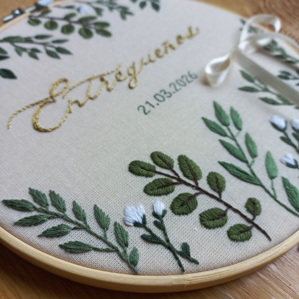 Producto - BORDADO PORTA ALIANZAS - MODELO ENTREGUEÑOS - 12