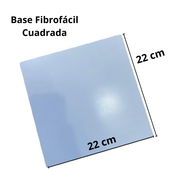 Producto - Base Fibrofácil Cuadrada 22x22 cm