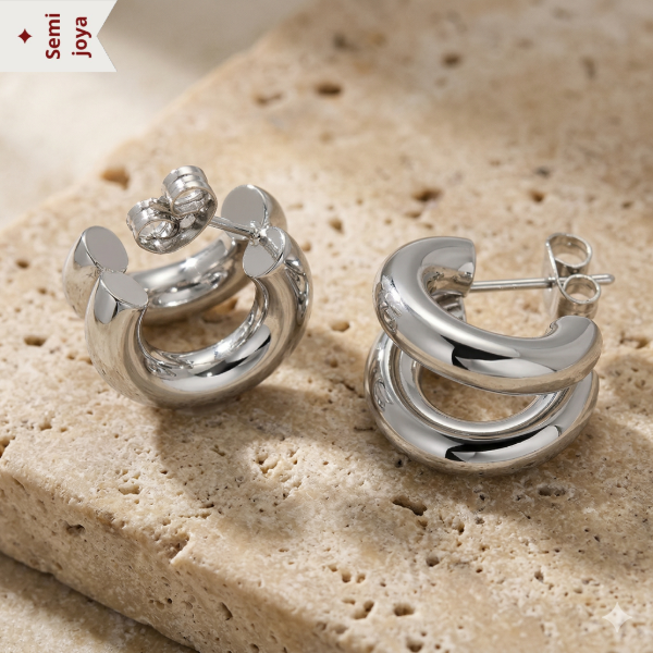 Producto - Aros Kate Silver