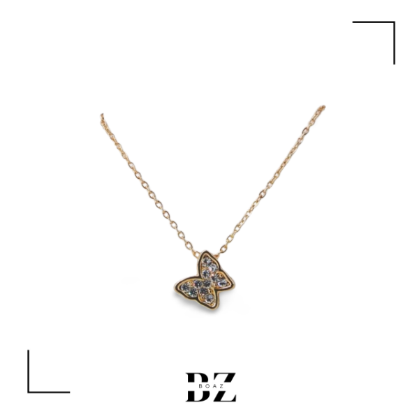 Producto - CADENA ACERO DORADO CON DIJE X PCS - 2054-6