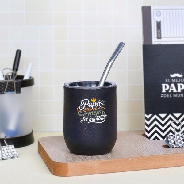 Producto - Mate antivuelco con bombilla