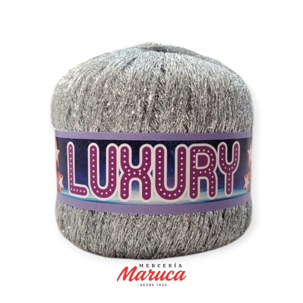 Producto - Luxury. Hilado Fantasía de lúrex Plateado.