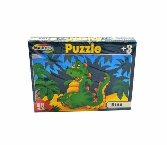 Producto - PUZZLE 48PZS EN CAJA  DINOSAURIO 24X17.5CM MAUCCI