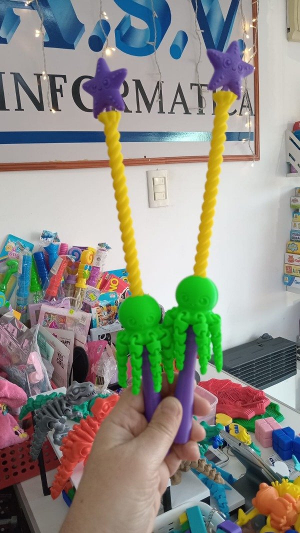 Producto - Varita Pulpo en Impresión 3D 8177