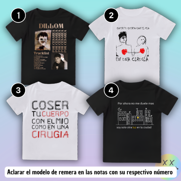 Producto - Baby Tee Dillom #1 (varios modelos)