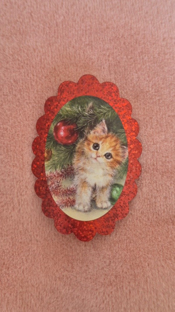 Producto - Sticker Gatito Navideño