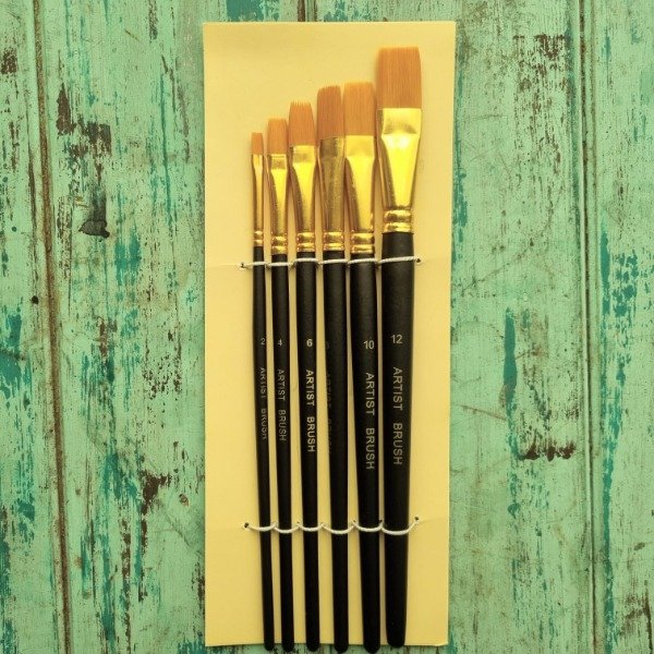 Producto - Pinceles CHATOS x6 uni. black