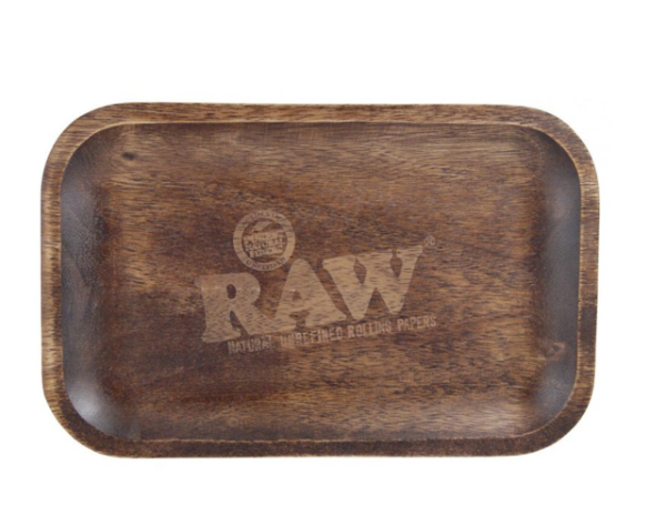 Producto - Raw Wooden Rolling Tray Small