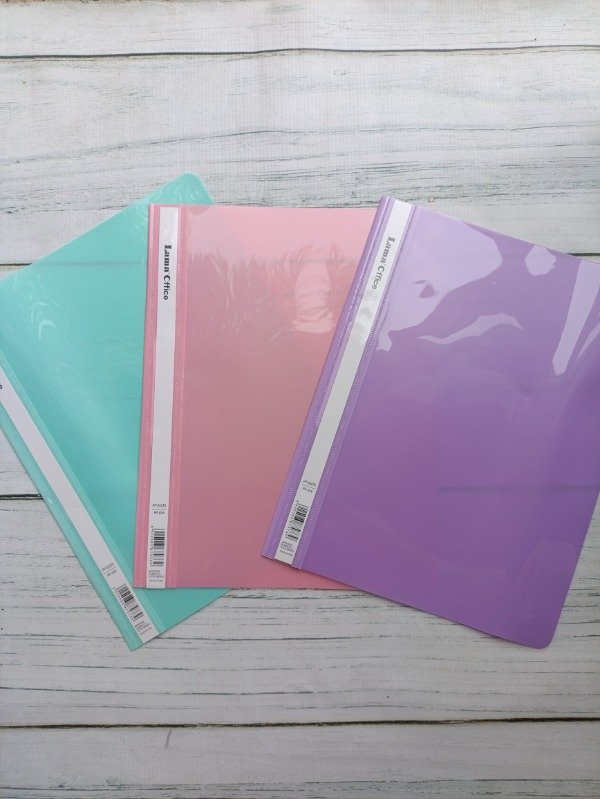 Producto - Carpeta Base Opaca Pastel A4