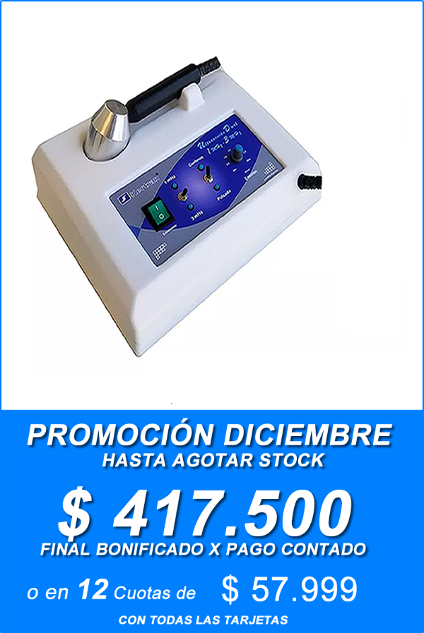 Producto - Ultrasonido DUAL, 1 Y 3 mhz Marca Kertan, Kinesiologia/Dermatología Cavitación