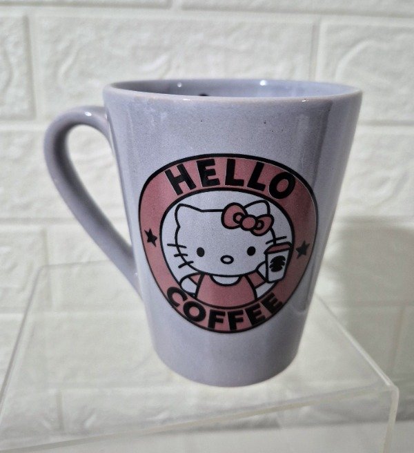 Producto - Taza cónica Hello Kitty coffe gris 250 cc