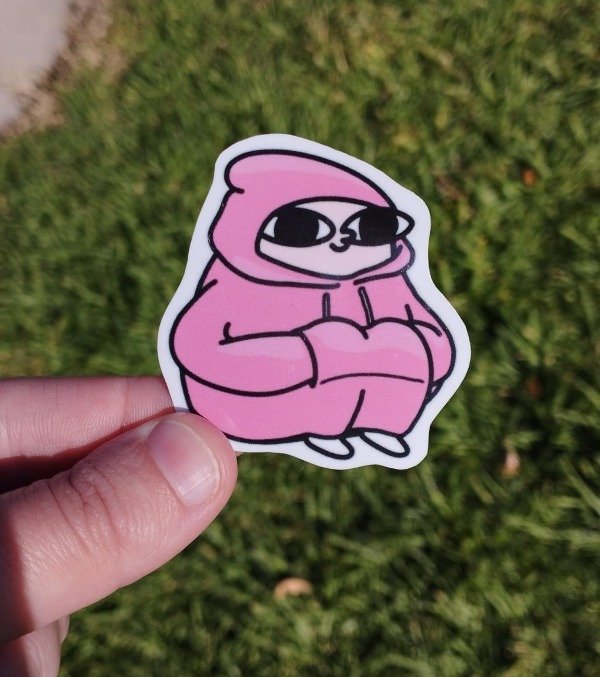 Producto - Meme muñequito rosa