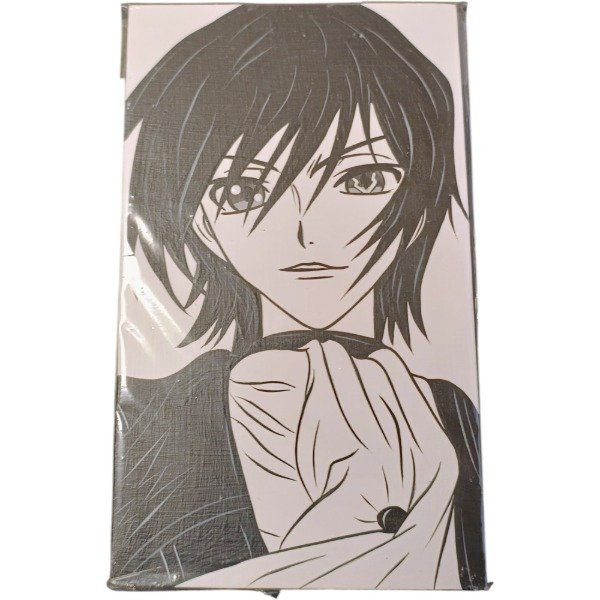 Producto - Cuadro Lelouch Code Geass Blanco y Negro Kerito 21x12cm