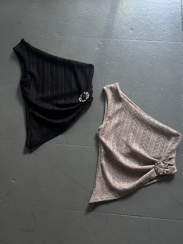 Producto - Top Tejido Hebilla Cintura