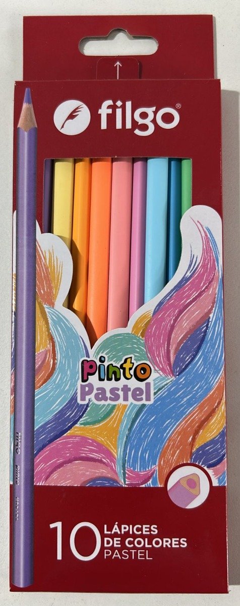 Producto - SET DE LAPICES FILGO PINTO PASTEL DE 10 UNIDADES
