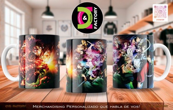 Producto - Taza Demon Slayer - TZ-RT-BL-11OZ-517-ANM-DS