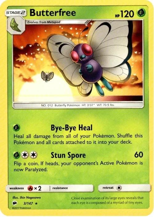 Producto - Butterfree - 3/147 - Burning Shadows