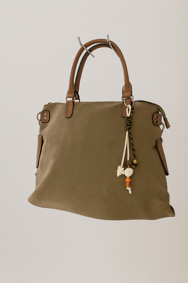 Producto - BOLSO LISO "LULI" VERDE /ART GO 5J. LINEA CAPRICHO URBANO NUEVA COLECCIÓN