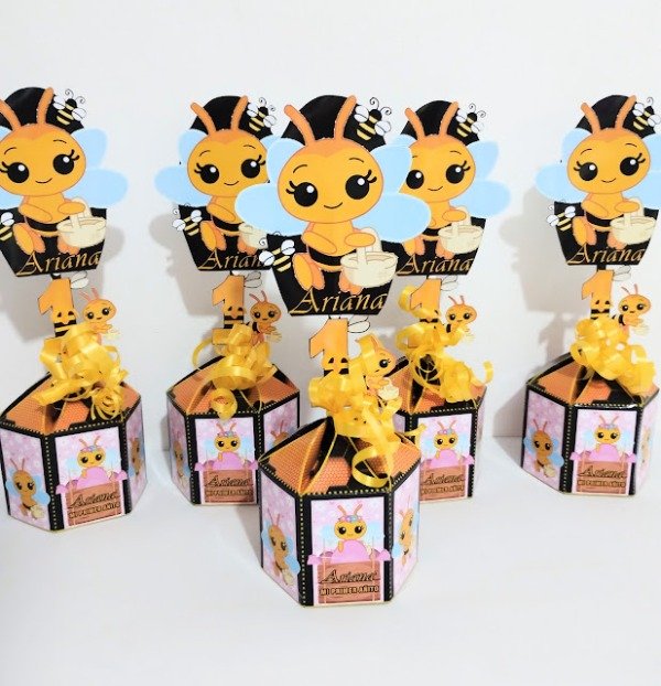 Producto - centro de mesa hexagonal