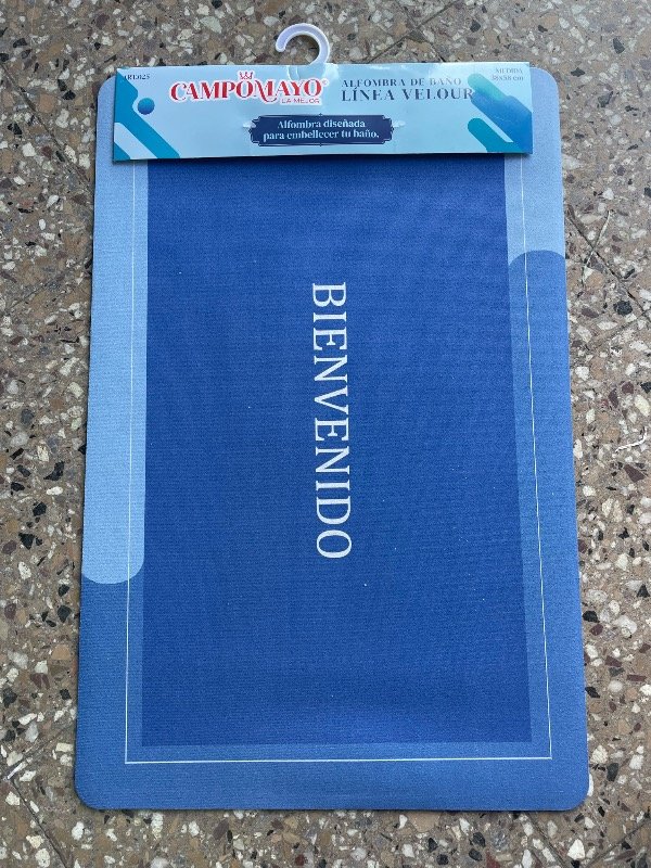 Producto - Alfombra felpudo bienvenido de goma - 6