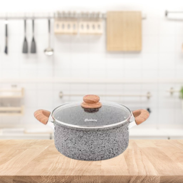 Producto - Cacerola aluminio forjado 24cm granito stone Hudson